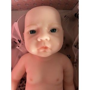 18.5 Inches FULL BODY SILICONE Reborn Baby Girl 6lbs 7oz Realistic Lifelike Doll